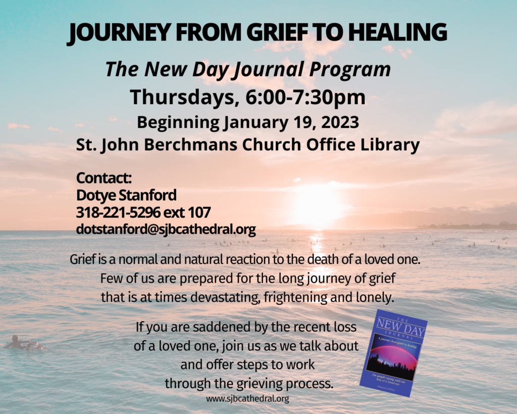 Journey from Grief to Healing - Cathedral of St. John Berchmans